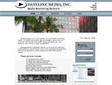 Tablet Screenshot of dateline-media.com